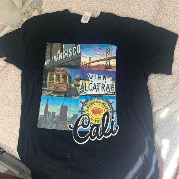 black graphic tshirt oversized - Picture 1 of 1